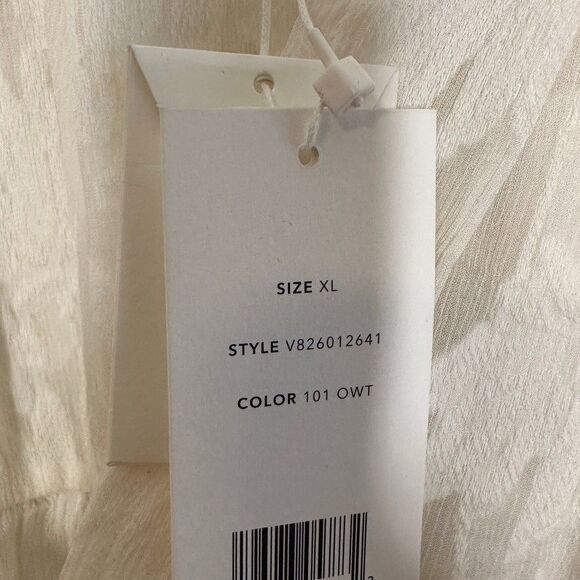 Vince Blouse Womens XL Floral Silk Blend Top Timeless Quiet Luxury Old Money - Picture 4 of 7